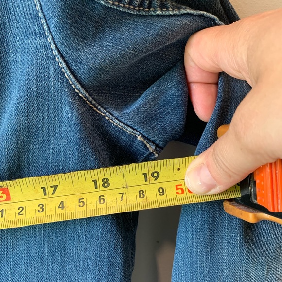 Reitmans Jeans | cotton/elastane denim jacket | size 7 - Picture 5 of 7